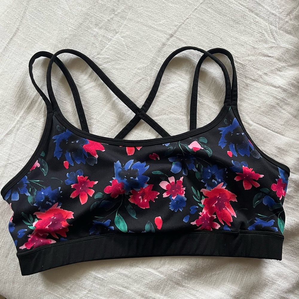 Gaiam Floral Sports Bra Size XL